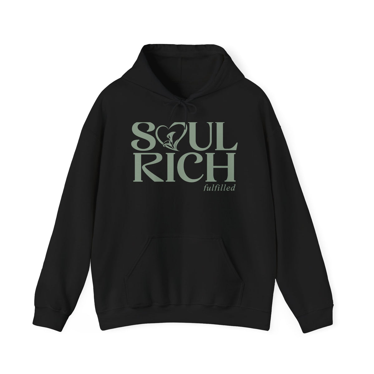 Soul Rich Hoodie — "Soul Rich, Faithfilled" Inspirational Graphic Hoodie