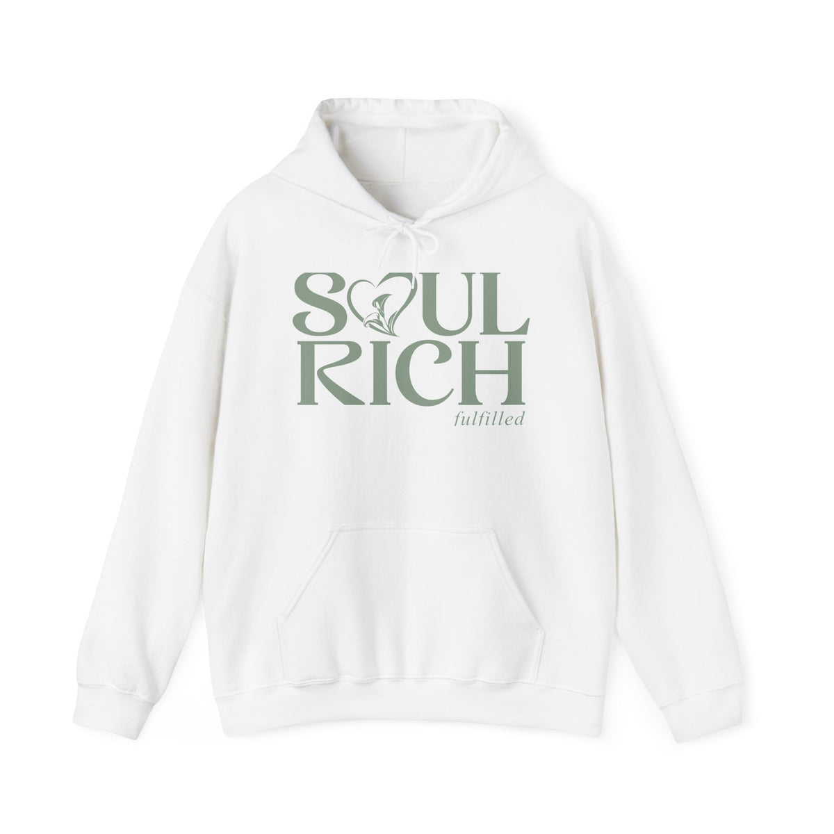 Soul Rich Hoodie — "Soul Rich, Faithfilled" Inspirational Graphic Hoodie