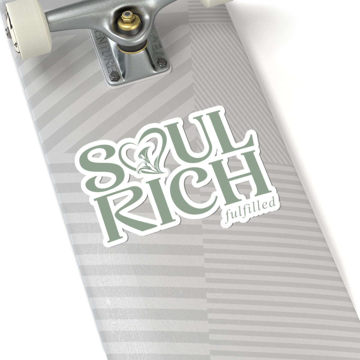 Soul Rich 'fulfilled' Sticker — Inspirational Laptop Vinyl Sticker