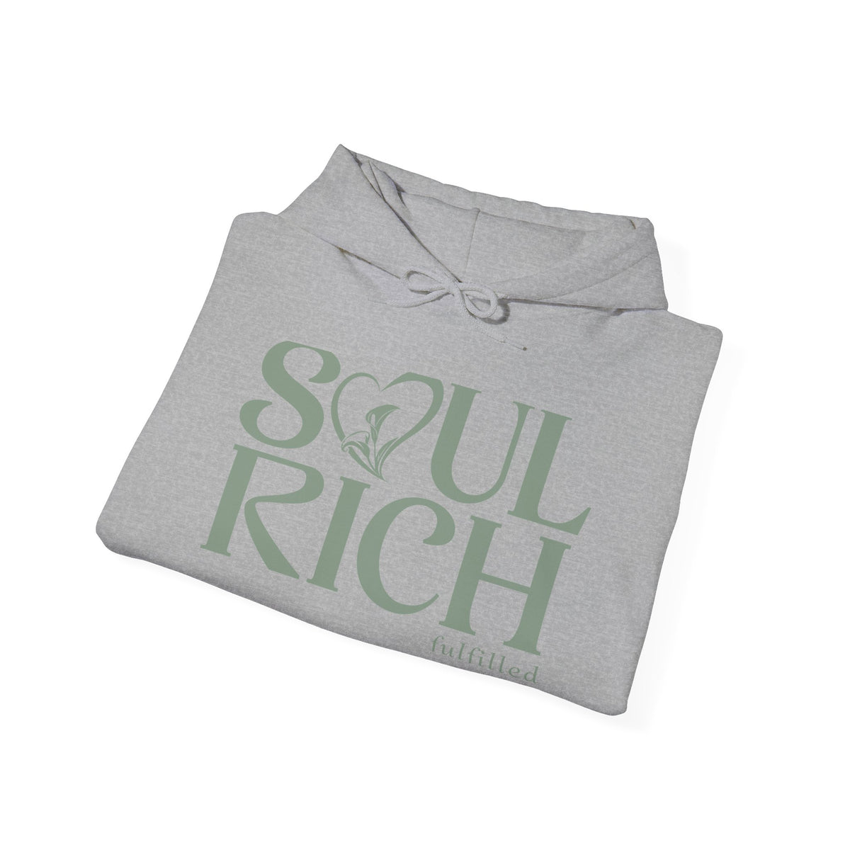 Soul Rich Hoodie — "Soul Rich, Faithfilled" Inspirational Graphic Hoodie