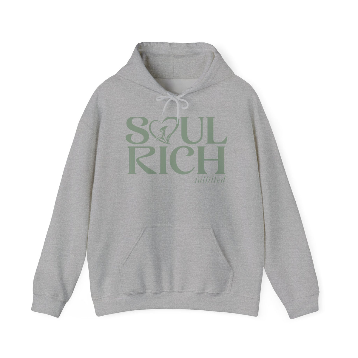 Soul Rich Hoodie — "Soul Rich, Faithfilled" Inspirational Graphic Hoodie