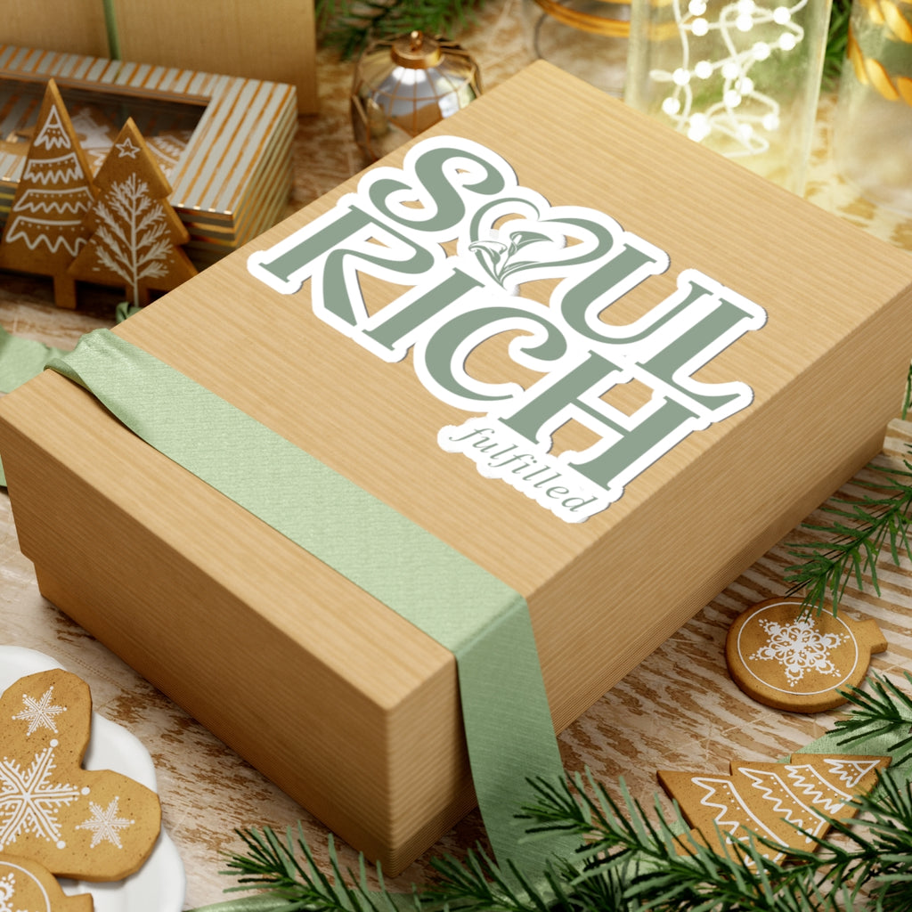 Soul Rich 'fulfilled' Sticker — Inspirational Laptop Vinyl Sticker