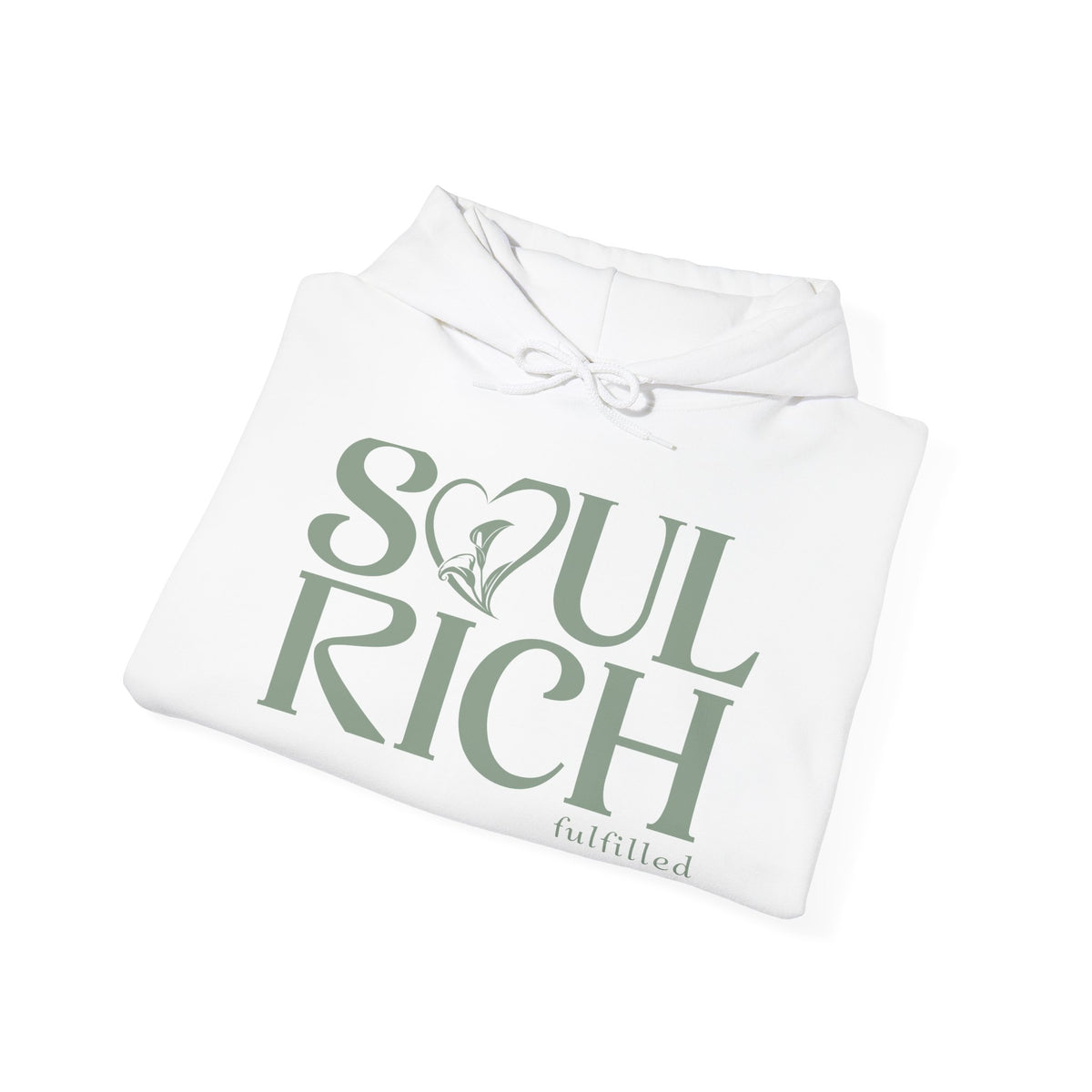 Soul Rich Hoodie — "Soul Rich, Faithfilled" Inspirational Graphic Hoodie